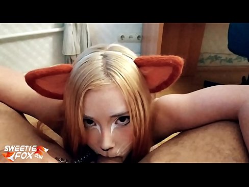 ❤️ Kitsune anameza mboo na kumeza mdomoni kwetu ﹏
